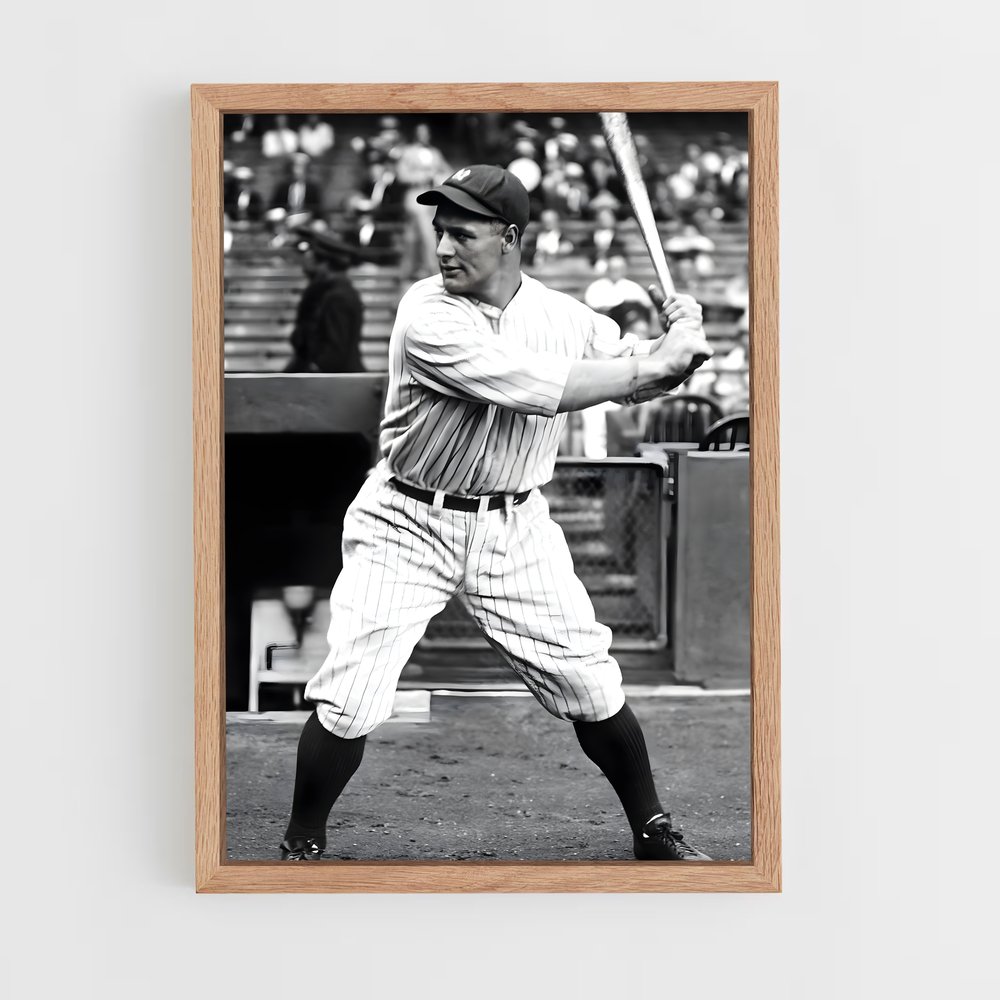 Poster Lou de gehrig – affiche Baseball (vue 4)